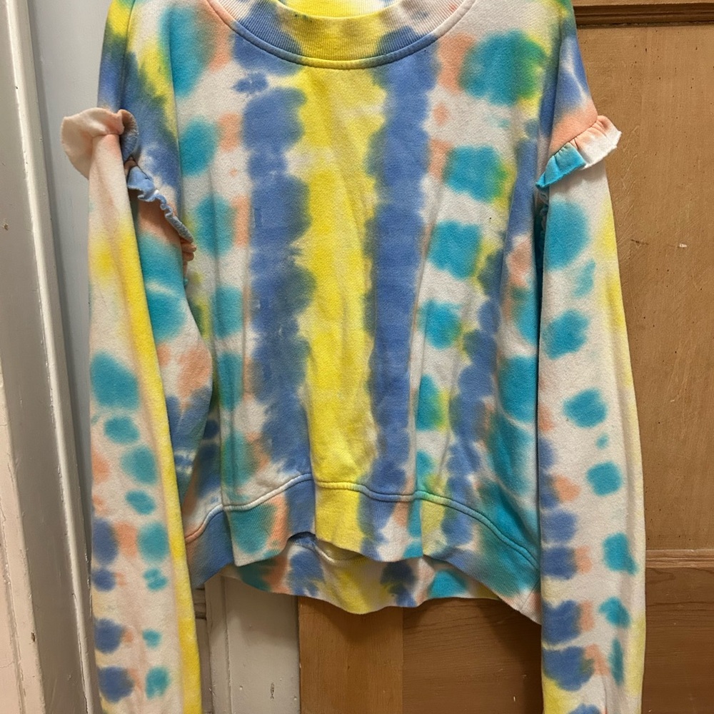 Generation Love Blue and Yellow Crew Neck Sweater